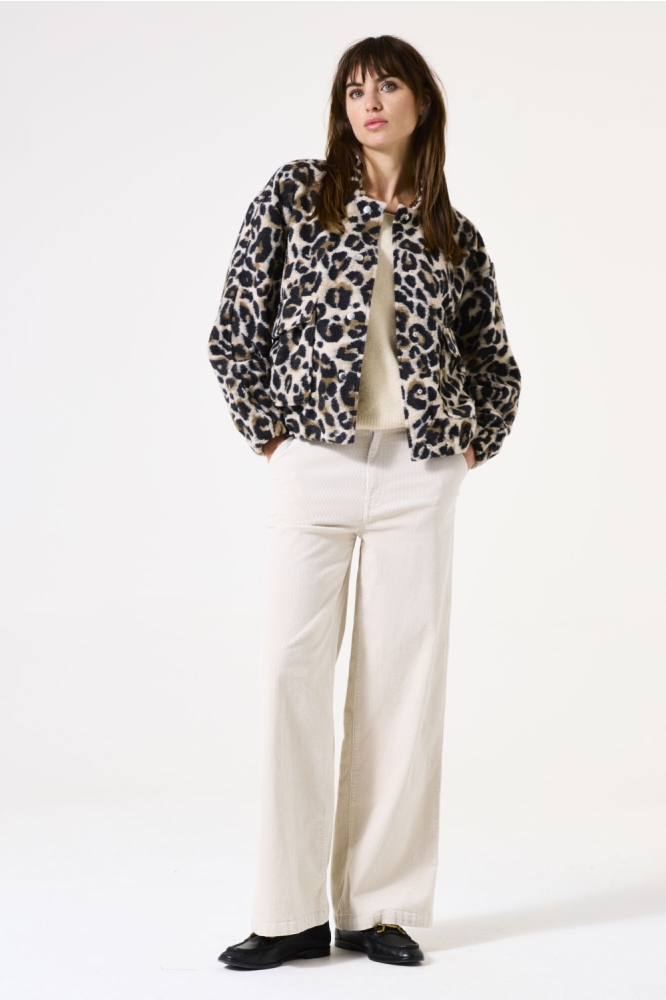 BOMBERJACK MET PRINT H50093 5627 SOFT TEDDY